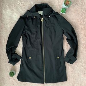 Michael Kors Black Raincoat